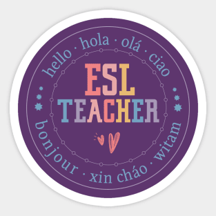 ESL - Language teacher Sticker